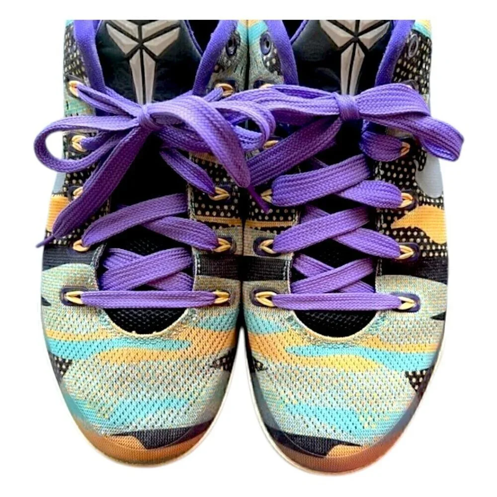 Men's RARE Nike Kobe 9 EM Low Unleashed Pop Art 2014 Sneakers Size 8 1/2